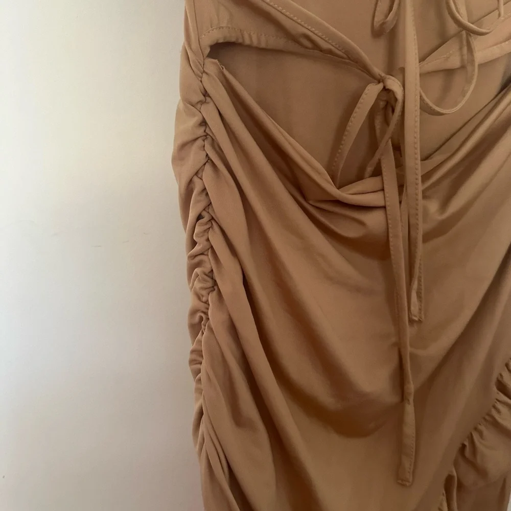 CLEARANCE ❤️SHEIN Tan Mini Dress - Picture 5 of 8
